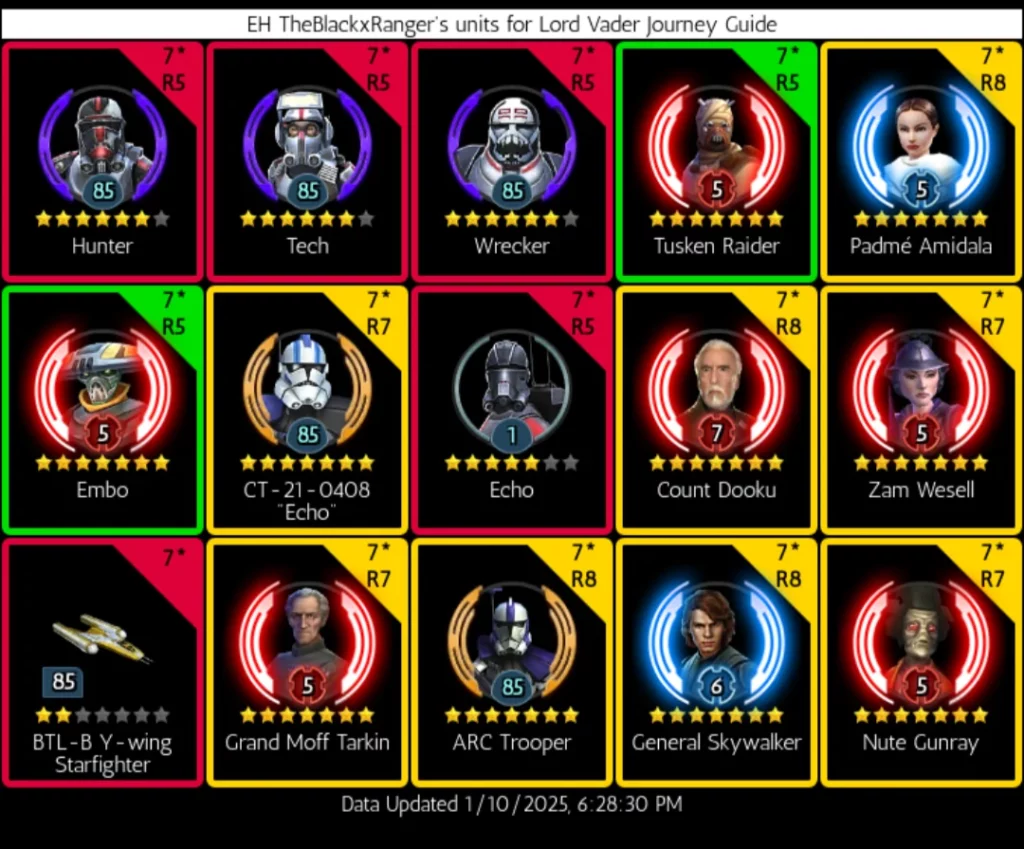 Star Wars: Galaxy of Heroes - Era of the Cavalry - Bad Batch