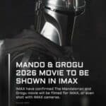 Grogu Goes Big: The Mandalorian Episode to Be Screened in IMAX