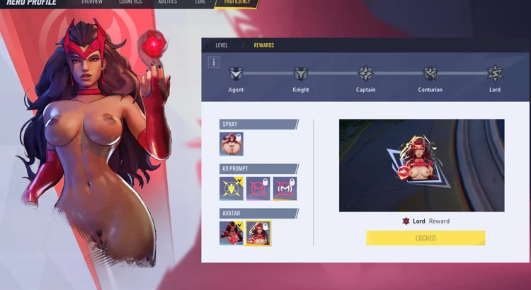 Marvel Rivals Mod: Scarlet Witch – NSFW UI Elements