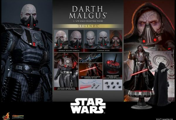 Darth Malgus Joins Hot Toys: A Must-Have for Star Wars Collectors