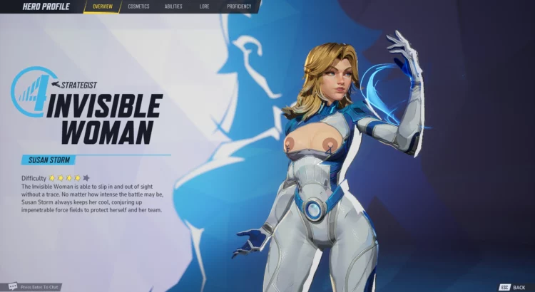 Marvel Rivals – Invisible Woman Nude Mod: A Unique Take on a Classic Character