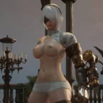 Lies of P Mod: Nude Kaine Costume from Nier Replicant