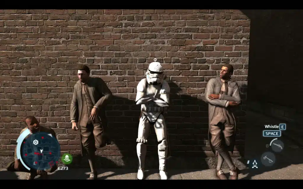 Assassin’s Creed III – Play as a Stormtrooper Instead of Connor with This Mod