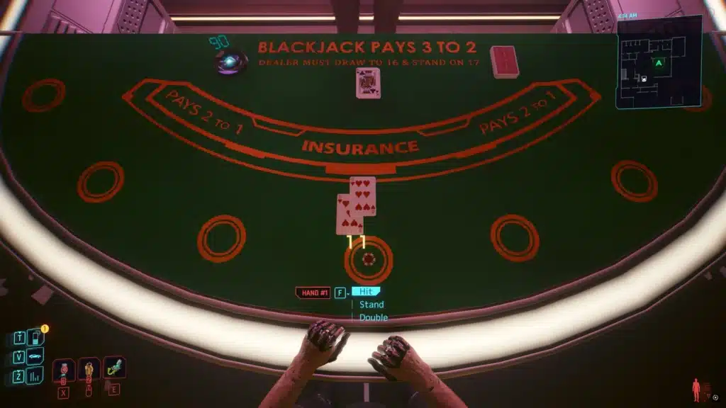 Cyberpunk 2077 Mod Spotlight: Playable Blackjack Gambling System