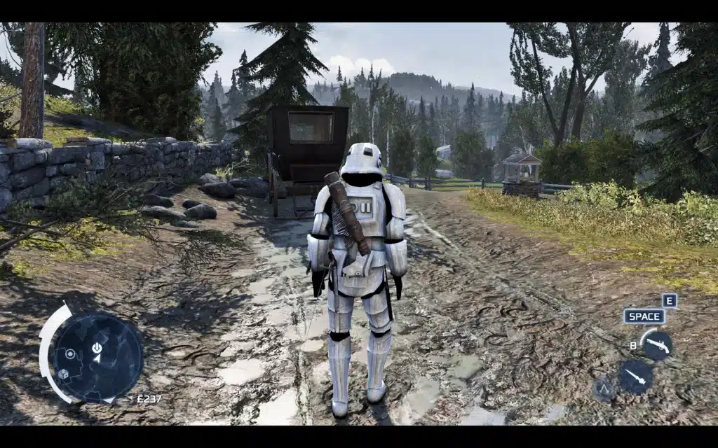 Assassin’s Creed III – Play as a Stormtrooper Instead of Connor with This Mod