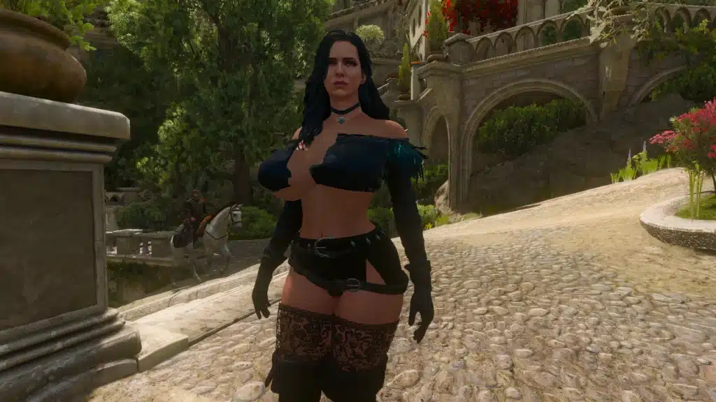 The Witcher 3 Mod Spotlight: Yennefer Nude, Thick, and with Jiggle Animation