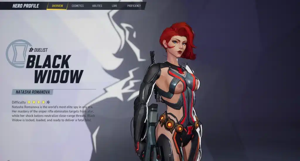 Marvel Rivals – DSkimpy Black Widow Mod Adds Bold Custom Options