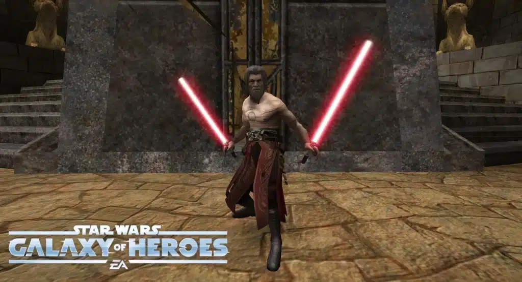 Play as Taron Malicos in Star Wars Jedi Knight: Jedi Academy – Galaxy of Heroes Edition