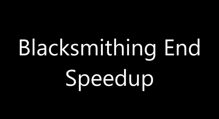 Kingdom Come: Deliverance II - Blacksmithing End Speedup Mod