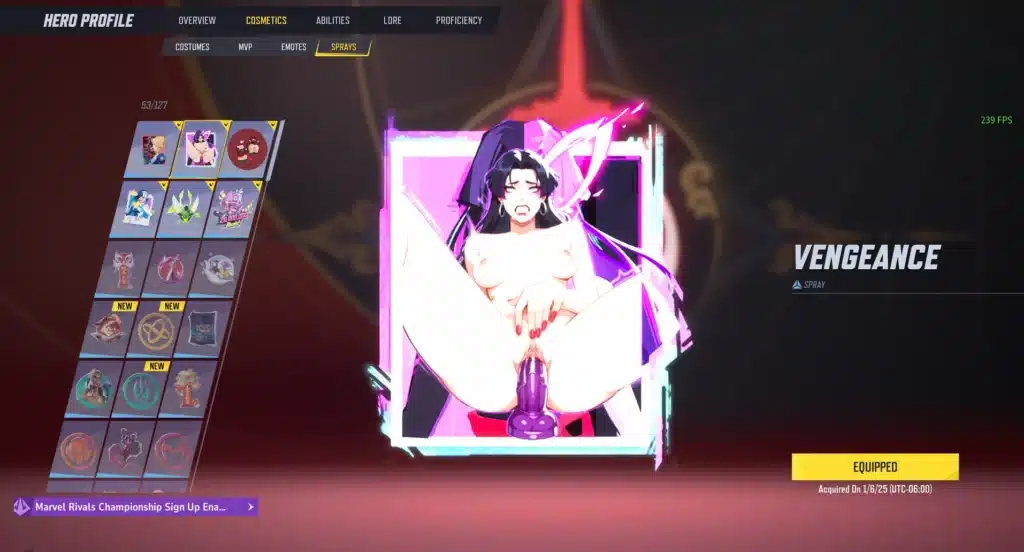 Marvel Rivals Mod Spotlight: NSFW UI for Psylocke