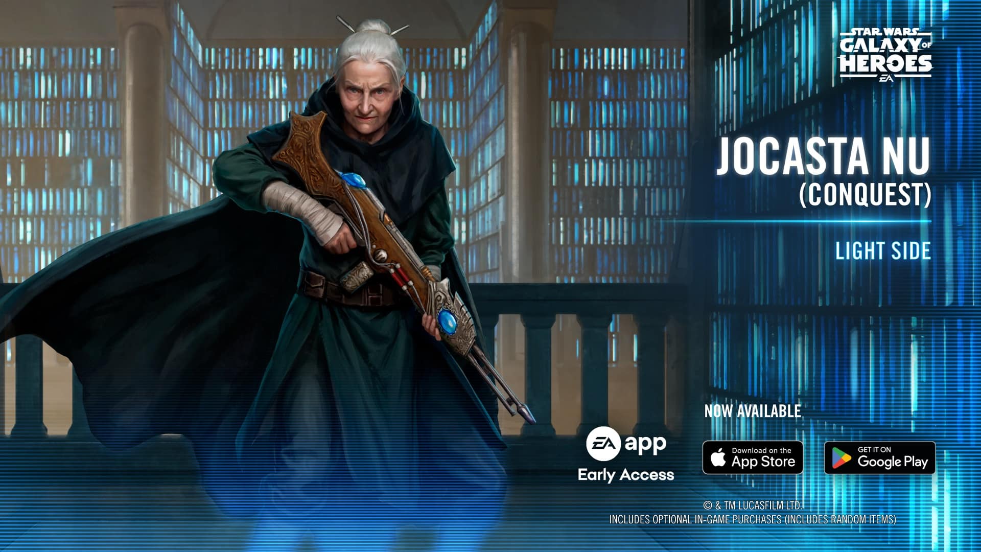 Star Wars: Galaxy of Heroes: Jocasta Nu Kit Reveal Breakdown