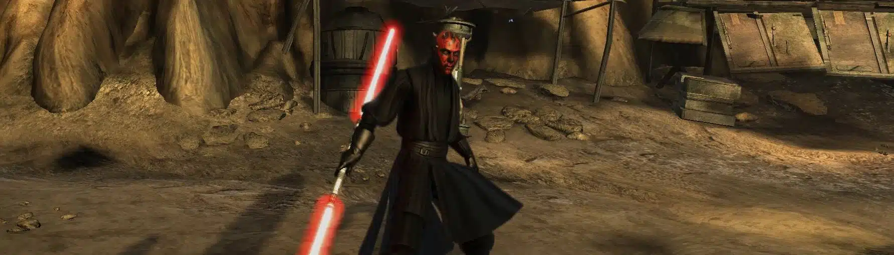 Star Wars: The Force Unleashed Mod Spotlight – Double-Bladed Darth Maul Lightsaber Mod