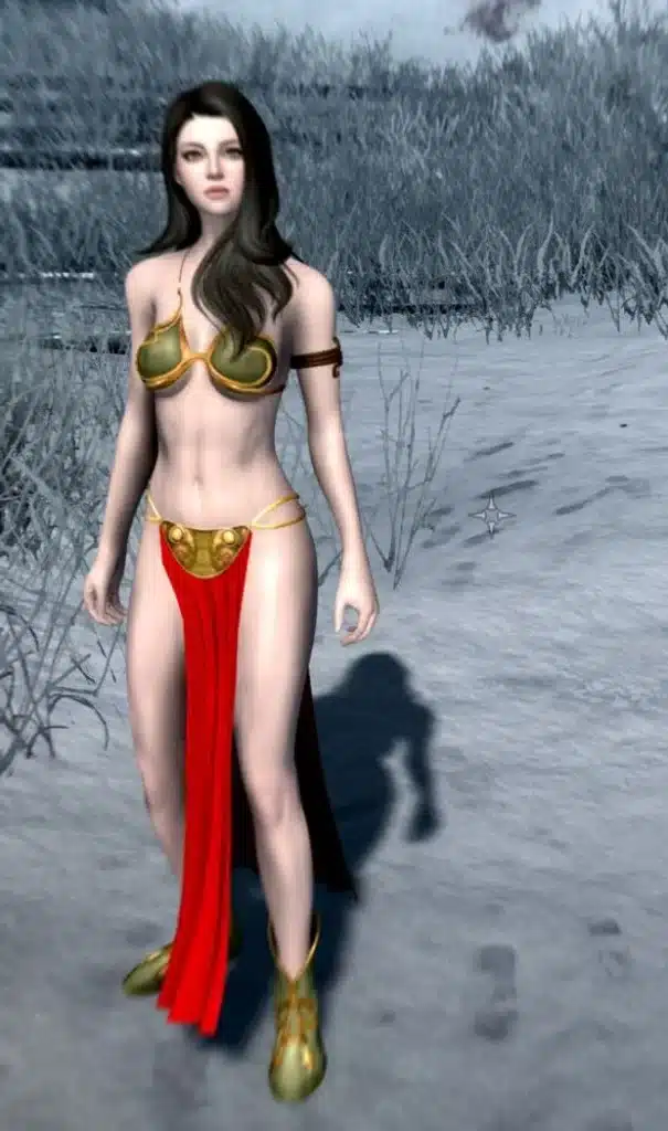 Skyrim SE Mod: Neo Leia Outfit Bodyslide – A Galactic Fashion Upgrade