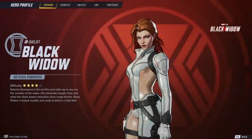 Enhance Black Widow’s style in Marvel Rivals with the Skimpy White Suit mod!