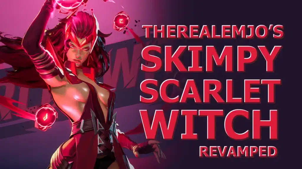 Marvel Rivals Mod Revamps Scarlet Witch with a Skimpy New Look