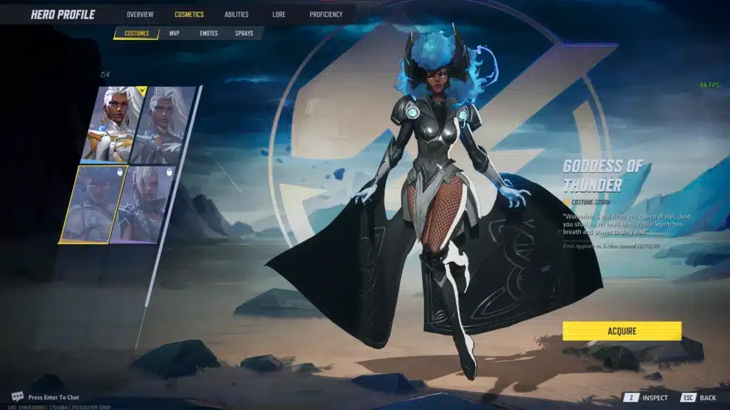 Marvel Rivals – Storm’s Goddess of Thunder Skimpy Mod Brings a Bold New Look