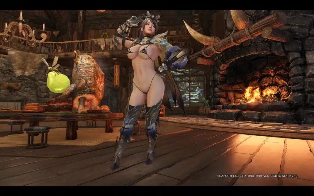 Skimpy Legiana Alpha Bikini Armor Mod for Monster Hunter: World (NSFW)