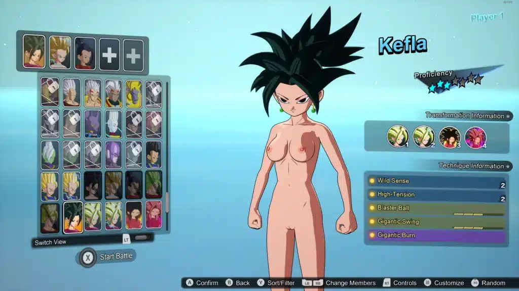 Dragon Ball: Sparking ZERO – Nude Base Kefla Mod Brings an Unexpected Transformation