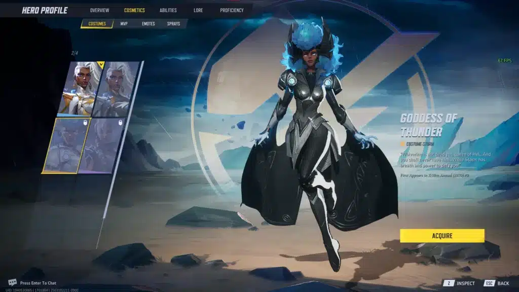 Marvel Rivals – Storm’s Goddess of Thunder Skimpy Mod Brings a Bold New Look