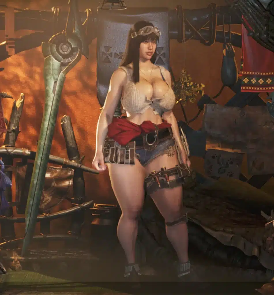 Monster Hunter Wilds – Bigger Tighter Rounder Body Mod Enhances Character Models