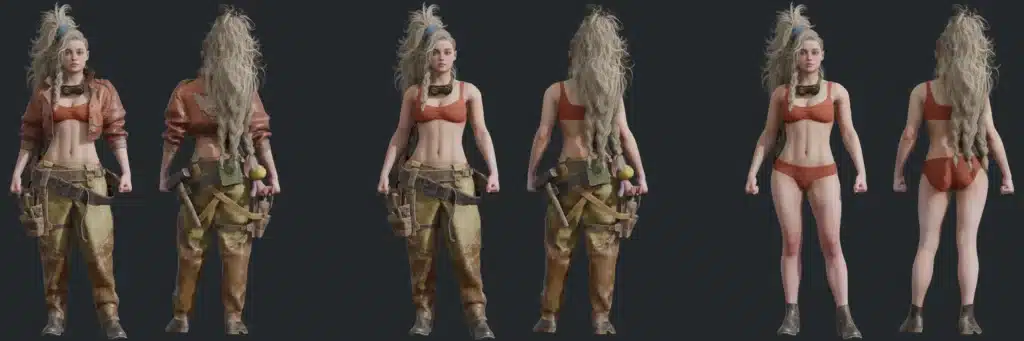 Discover the Nude Gemma mod for Monster Hunter Wild