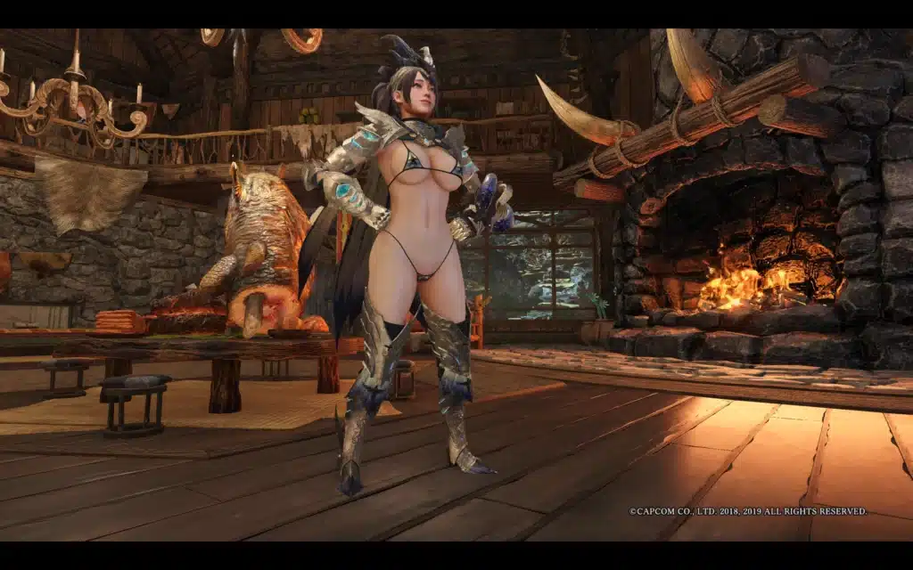 Skimpy Legiana Alpha Bikini Armor Mod for Monster Hunter: World (NSFW)