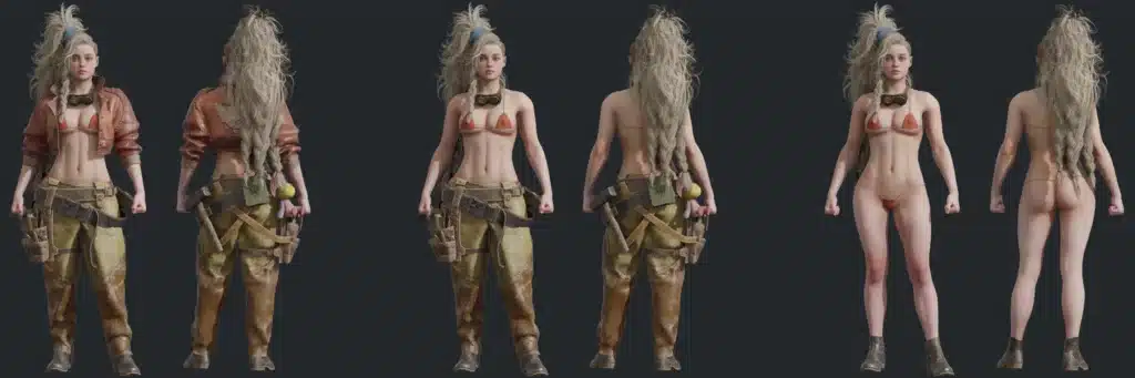 Discover the Nude Gemma mod for Monster Hunter Wild