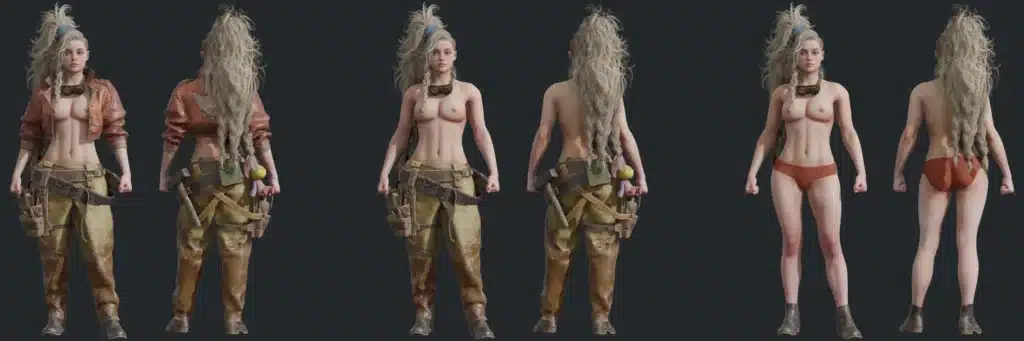 Discover the Nude Gemma mod for Monster Hunter Wild