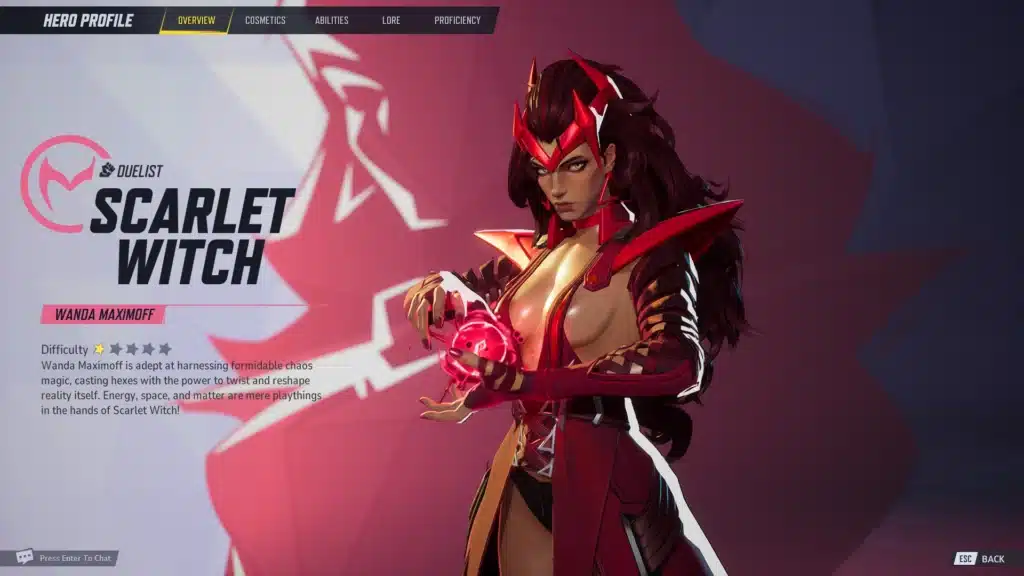 Marvel Rivals Mod Revamps Scarlet Witch with a Skimpy New Look