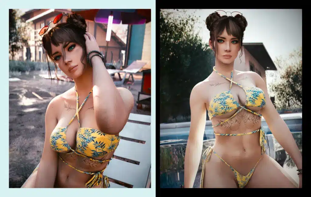 Cyberpunk 2077 – Love Island All Stars Bikini Swimsuit Mod Brings Summer Vibes to Night City