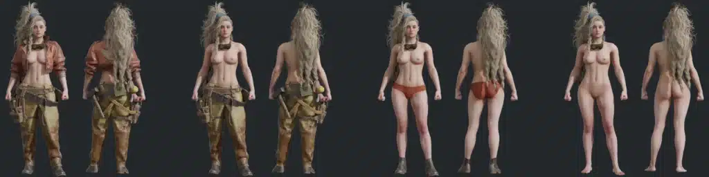 Discover the Nude Gemma mod for Monster Hunter Wild