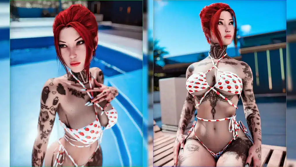 Cyberpunk 2077 – Love Island All Stars Bikini Swimsuit Mod Brings Summer Vibes to Night City