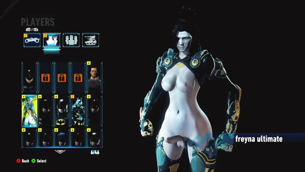 Batman: Arkham Knight – Freyna Ultimate Collection Nude Body with Futa Mod