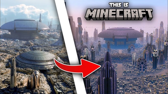 Minecraft Player Recreates Coruscant from Star Wars in Stunning Detail