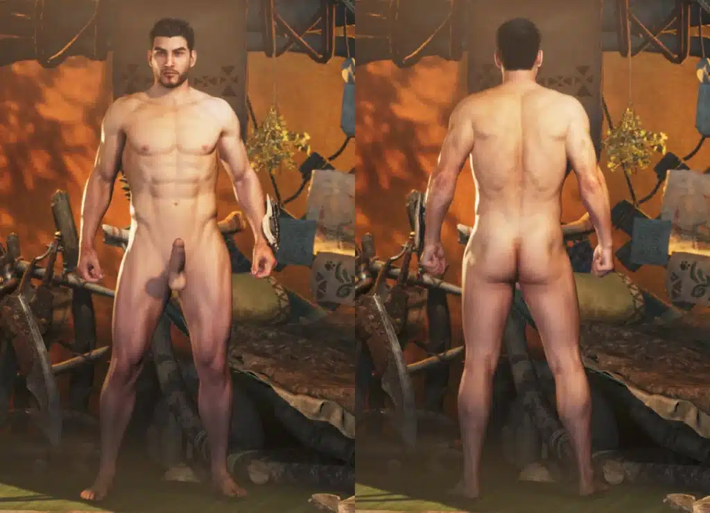 Monster Hunter Wilds: Nude Player Mod for Male Hunter – The Ultimate Customization!