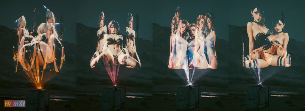 Spice up fast travel with the HQ Holo Travel (Sexy Addon) mod for Cyberpunk 2077. A visual upgrade with a NSFW twist—explore it now!