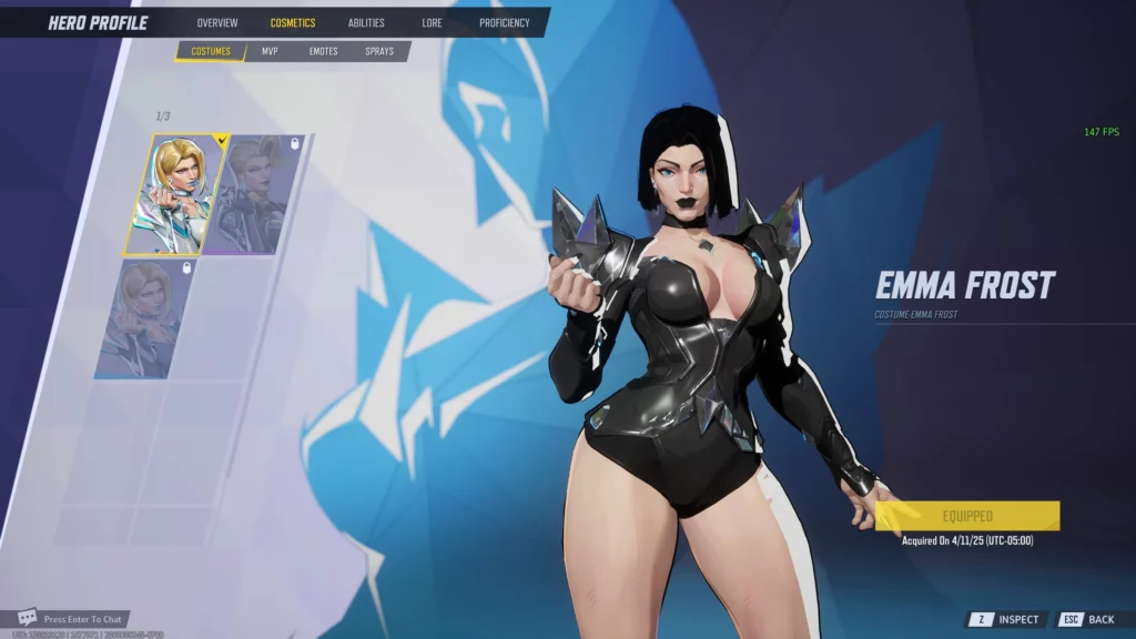 Unleash bold style with the Goth Mommy Emma Frost mod for Marvel Rivals. This NSFW visual overhaul brings high fashion, attitude, and chaos to the arena.