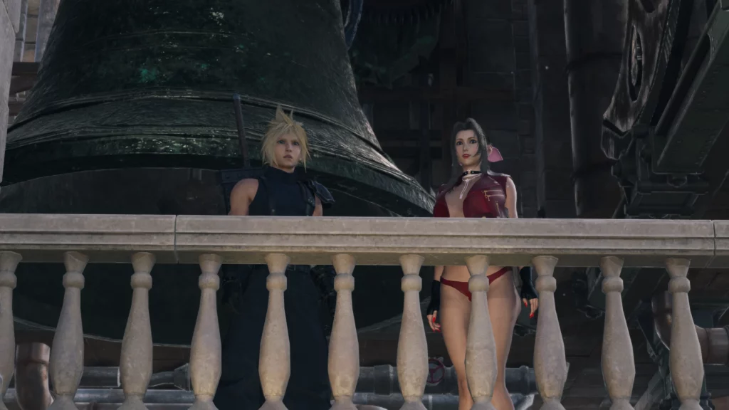 Explore the bold Aerith topless mod for Final Fantasy VII Rebirth. See what's included, how to install it, and where to download – with a touch of humor and style.