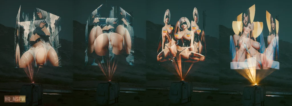 Spice up fast travel with the HQ Holo Travel (Sexy Addon) mod for Cyberpunk 2077. A visual upgrade with a NSFW twist—explore it now!