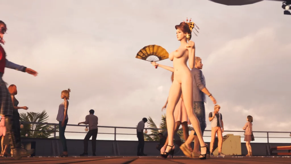 Discover the Madam M Nude Mod for Final Fantasy VII Rebirth. Redefine her Wall Market look with this stunning retexture in high resolution.