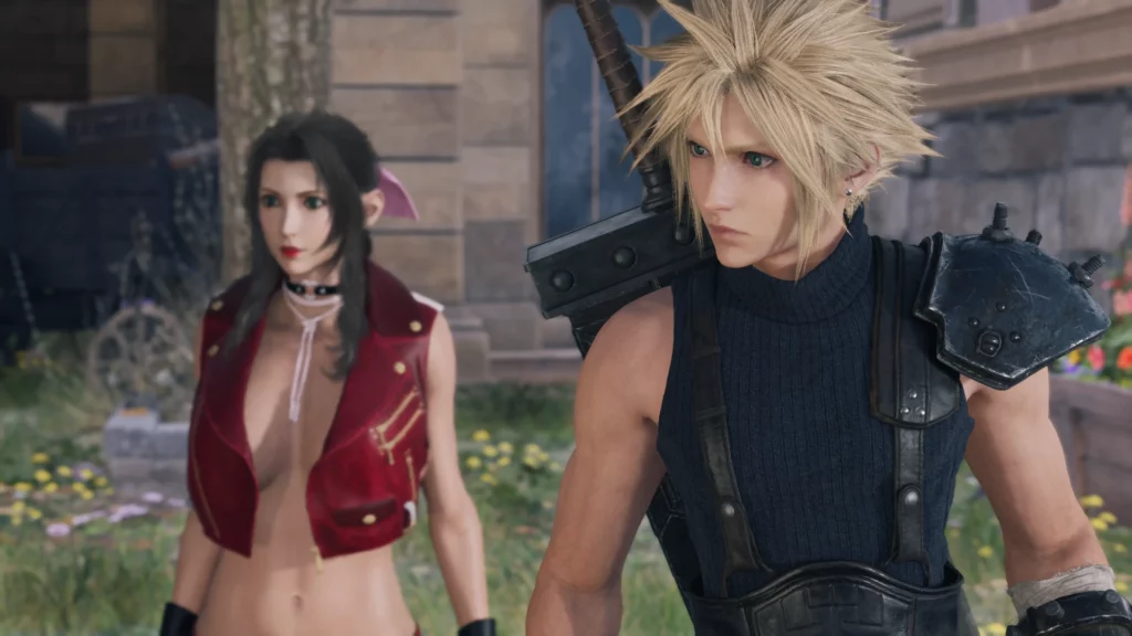 Explore the bold Aerith topless mod for Final Fantasy VII Rebirth. See what's included, how to install it, and where to download – with a touch of humor and style.