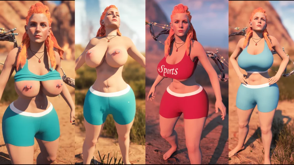Naked Aloy with Piercings Mod for Horizon Zero Dawn: Post-Apocalyptic, But Make It NSFW