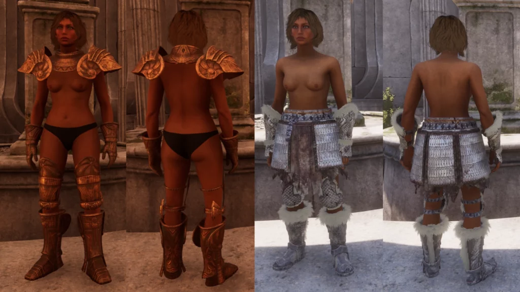 Discover the Threads of Debauchery NSFW armor replacer for Oblivion Remastered. A bold, cheeky take on classic fantasy fashion—highly detailed and unapologetic.