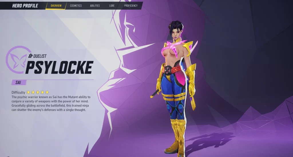 Discover the Skimpy Psylocke Retro X-Uniform mod for Marvel Rivals. A bold and nostalgic throwback that brings Psylocke’s classic look back with a daring twist.