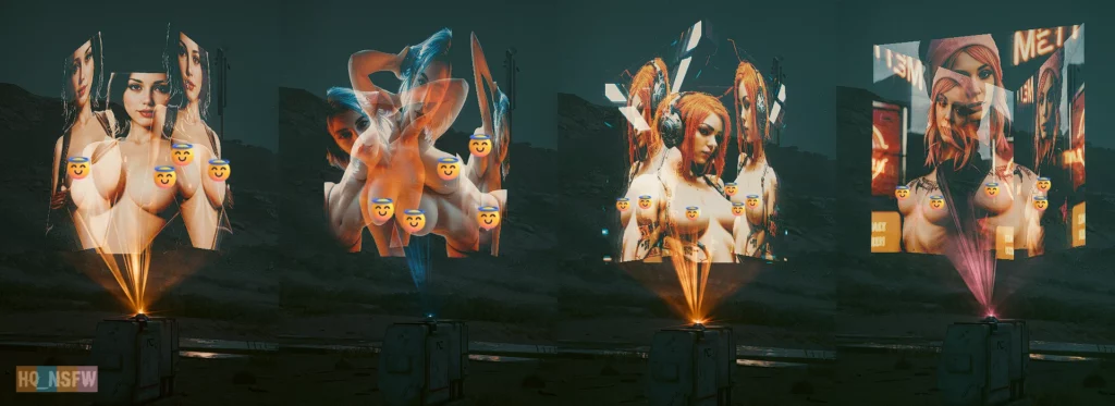 Spice up fast travel with the HQ Holo Travel (Sexy Addon) mod for Cyberpunk 2077. A visual upgrade with a NSFW twist—explore it now!