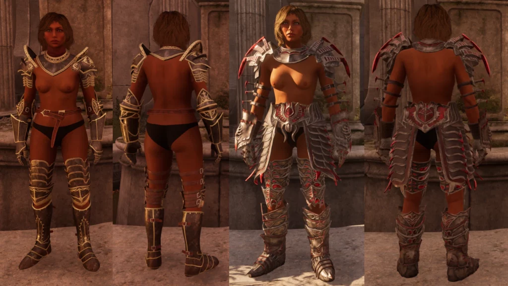 Discover the Threads of Debauchery NSFW armor replacer for Oblivion Remastered. A bold, cheeky take on classic fantasy fashion—highly detailed and unapologetic.
