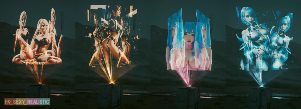 Spice up fast travel with the HQ Holo Travel (Sexy Addon) mod for Cyberpunk 2077. A visual upgrade with a NSFW twist—explore it now!