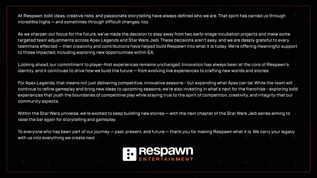 EA Layoffs Hit Respawn: What It Means for Star Wars Jedi 3 and the Future of the Galaxy