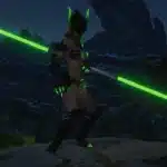 Monster Hunter Wilds Dual Lightsaber Mod – Artian Insect Glaive Goes Galactic