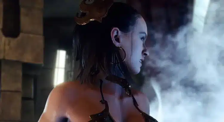 Huttslayer Leia and Rey mod preview with gold bikini outfits